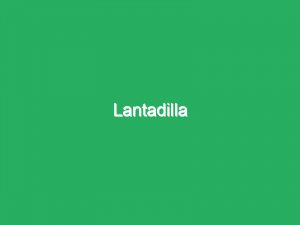 Lantadilla
