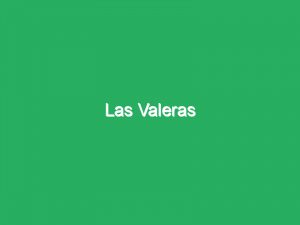 Las Valeras