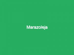 Marazoleja