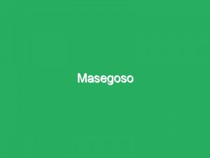 Masegoso