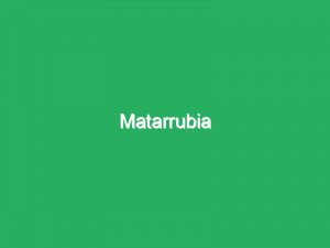 Matarrubia