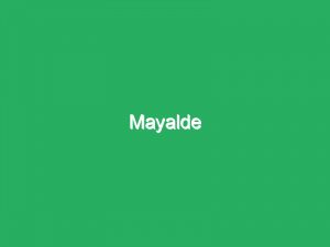 Mayalde