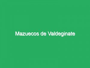 Mazuecos de Valdeginate