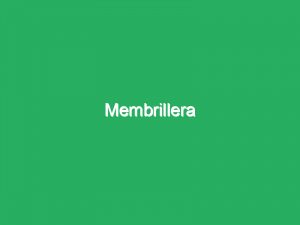 Membrillera