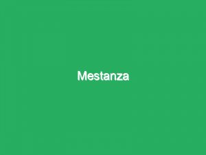 Mestanza