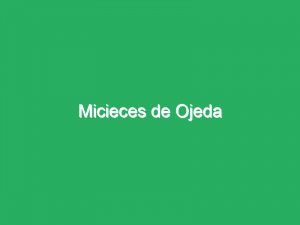 Micieces de Ojeda