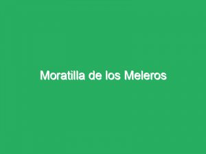 Moratilla de los Meleros