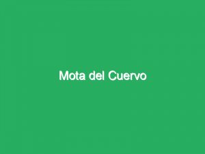 Mota del Cuervo