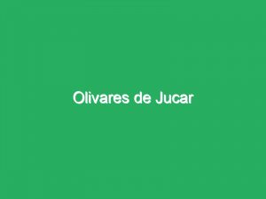 Olivares de Jucar