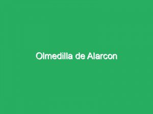 Olmedilla de Alarcon