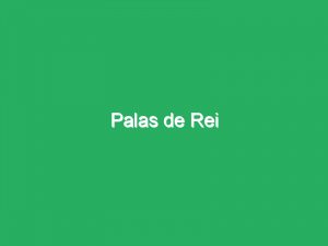 Palas de Rei