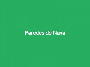 Paredes de Nava