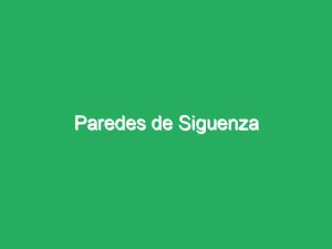 Paredes de Siguenza