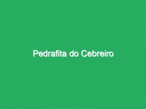 Pedrafita do Cebreiro