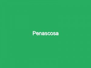 Penascosa