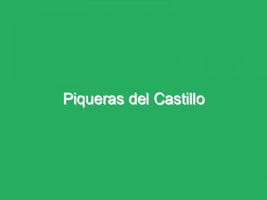 Piqueras del Castillo