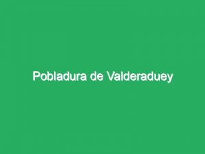 Pobladura de Valderaduey