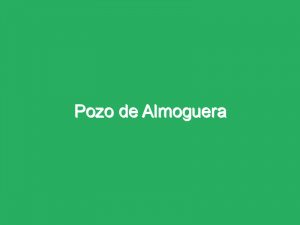 Pozo de Almoguera