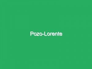 Pozo-Lorente