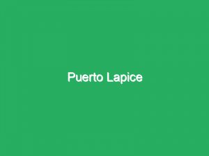 Puerto Lapice