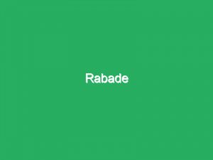 Rabade