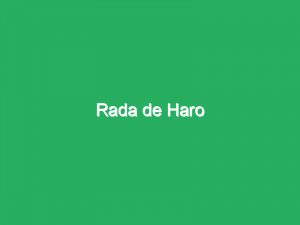 Rada de Haro