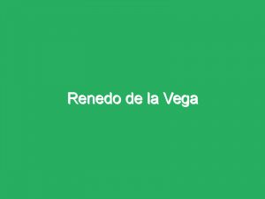Renedo de la Vega