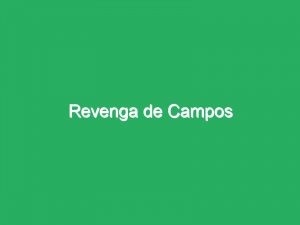 Revenga de Campos