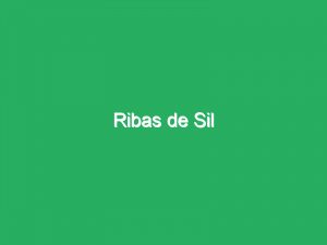 Ribas de Sil