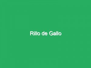 Rillo de Gallo