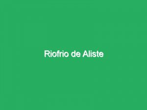 Riofrio de Aliste