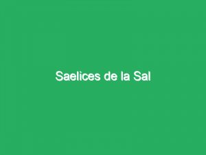 Saelices de la Sal
