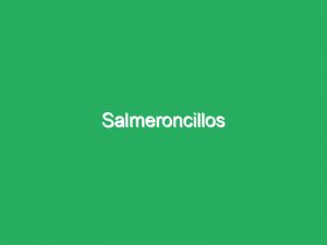 Salmeroncillos