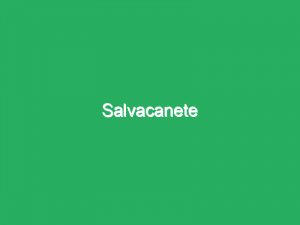 Salvacanete