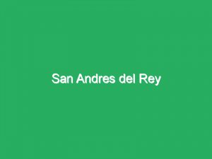San Andres del Rey