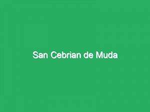 San Cebrian de Muda