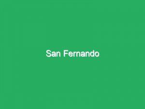 San Fernando
