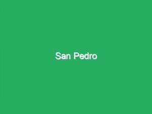 San Pedro