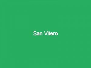 San Vitero