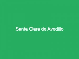 Santa Clara de Avedillo