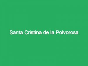 Santa Cristina de la Polvorosa