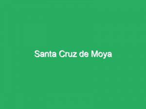 Santa Cruz de Moya