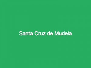 Santa Cruz de Mudela