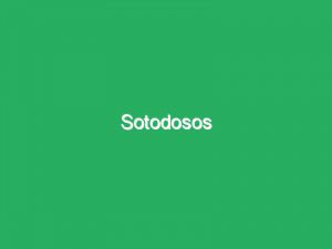 Sotodosos