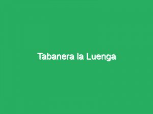 Tabanera la Luenga