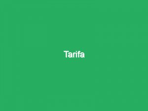 Tarifa
