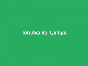 Torrubia del Campo