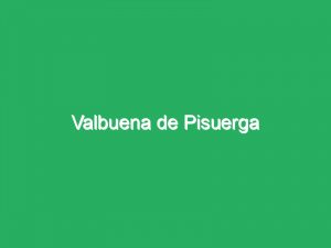 Valbuena de Pisuerga