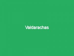 Valdarachas