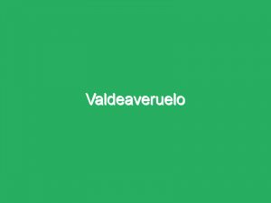 Valdeaveruelo